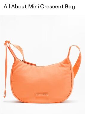 NWOT Athleta All About Mini Crescent Bag- Color papaya